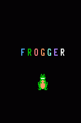 Frogger title screen for Magnavox Odyssey 2